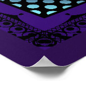 Lila Schirm und Herz .7 Poster (Ecke)