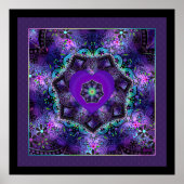 Lila Schirm und Herz .7 Poster (Vorne)