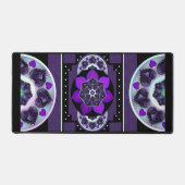 Lila Schirm und Herz .7 Schreibtischunterlage (Vorderseite)