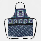 Lila Schirm und Herz .7 Schürze (Vorderseite)