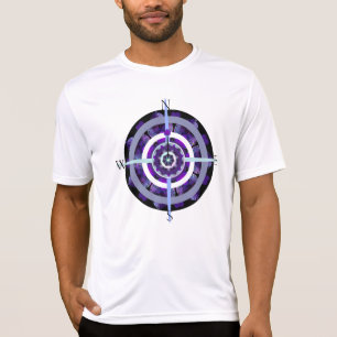 Lila Schirm und Herz .7 T-Shirt