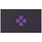 Lila Schirm und Herz .7 Tischdecke (Vorderseite (Horizontal))
