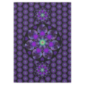 Lila Schirm und Herz .7 Tischdecke (Vorderseite)