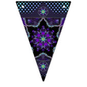 Lila Schirm und Herz .7 Wimpelkette (Zweite Fahne)