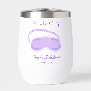 Lila Schlafmaske Bachelorette Slumber Party