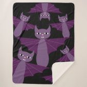 Lila Schläger Sherpadecke (Vorderseite)