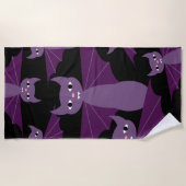 Lila Schläger Strandtuch (Vorderseite)