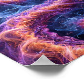 Lila Schlange Poster (Ecke)