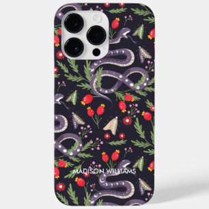 Lila Schlange und botanisch-Personalisiert Case-Mate iPhone 14 Pro Max Hülle