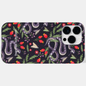 Lila Schlange und botanisch-Personalisiert Case-Mate iPhone Hülle (Rückseite (Horizontal))