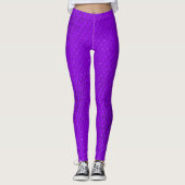 lila Schlangenhaut Leggings (Vorderseite)
