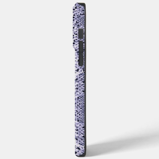 Lila Schlangenhautwerbung Case-Mate iPhone Hülle (Rückseite / Links)