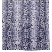 Lila Schlangenhautwerbung Duschvorhang (Vorderseite)