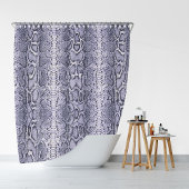 Lila Schlangenhautwerbung Duschvorhang