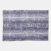 Lila Schlangenhautwerbung Geschirrtuch (Horizontal)