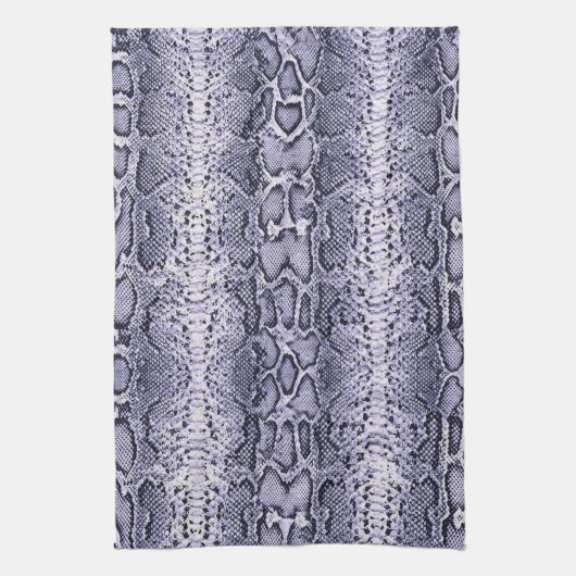 Lila Schlangenhautwerbung Geschirrtuch (Vertikal)