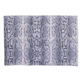 Lila Schlangenhautwerbung Kissenbezug (Vorderseite-Links)