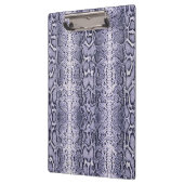 Lila Schlangenhautwerbung Klemmbrett (Links)