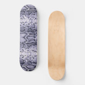 Lila Schlangenhautwerbung Skateboard (Vorderseite)