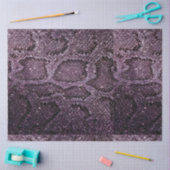 Lila Schlangenmuster Seidenpapier (Basteln)
