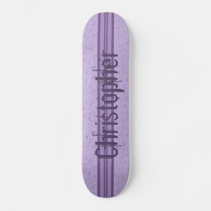 Lila Schleifband Skateboard