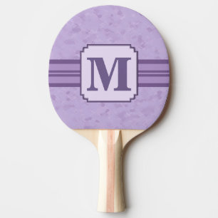 Lila Schleifband Tischtennis Schläger