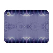 Lila Schleife Magnet (Horizontal)