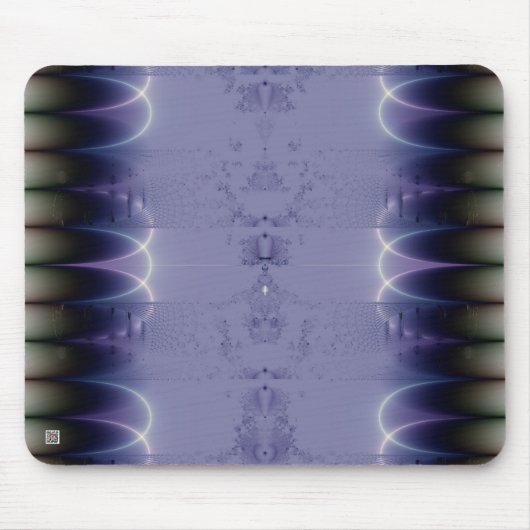 Lila Schleife Mousepad (Vorne)