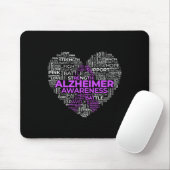 Lila Schleife Mousepad (Mit Mouse)