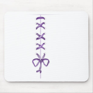 Lila Schleife Mousepad