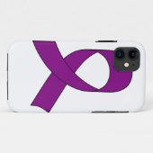 Lila Schleife Zeichnend Case-Mate iPhone Hülle (Rückseite (Horizontal))