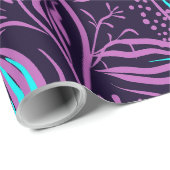 lila Schleifpapier Geschenkpapier (Rolleneckpunkt)