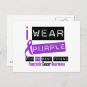 Lila Schleimhaut für meinen besten Freund Postkarte (Vorne/Hinten)