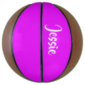 Lila schlicht basketball (Vertikal)