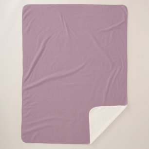 Lila, Schlicht lila Sherpadecke