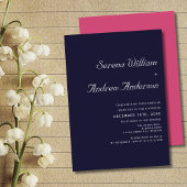 Lila Schlicht Moderne Abstrakte Minimalistische Ho Einladung