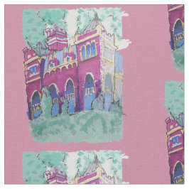 Lila Schloss in Budapest Stoff