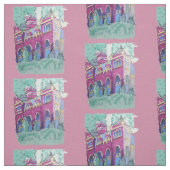 Lila Schloss in Budapest Stoff (Muster)