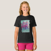 Lila Schloss in Budapest T-Shirt (Vorne ganz)