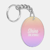 Lila 💜 schlüsselanhänger (Vorderseite links)