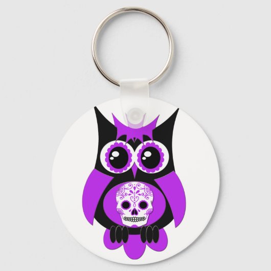 Lila Schlüsselanhänger (Vorderseite)