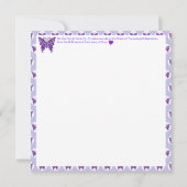 Lila Schmetterling 31 (Rückseite)