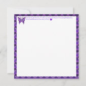 Lila Schmetterling 31 (Rückseite)