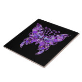Lila Schmetterling 31 Fliese (Seite)