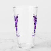 Lila Schmetterling 31 Glas (Links)