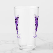 Lila Schmetterling 31 Glas (Rechts)