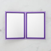 Lila Schmetterling 31 leere Karte (Innenseite)