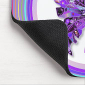 Lila Schmetterling 31 Mauspad (Ecke)