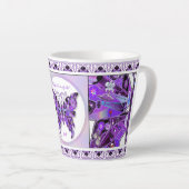 Lila Schmetterling 31 Milchtasse (Rechte Ecke)