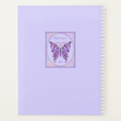 Lila Schmetterling 31 Planer (Rückseite)